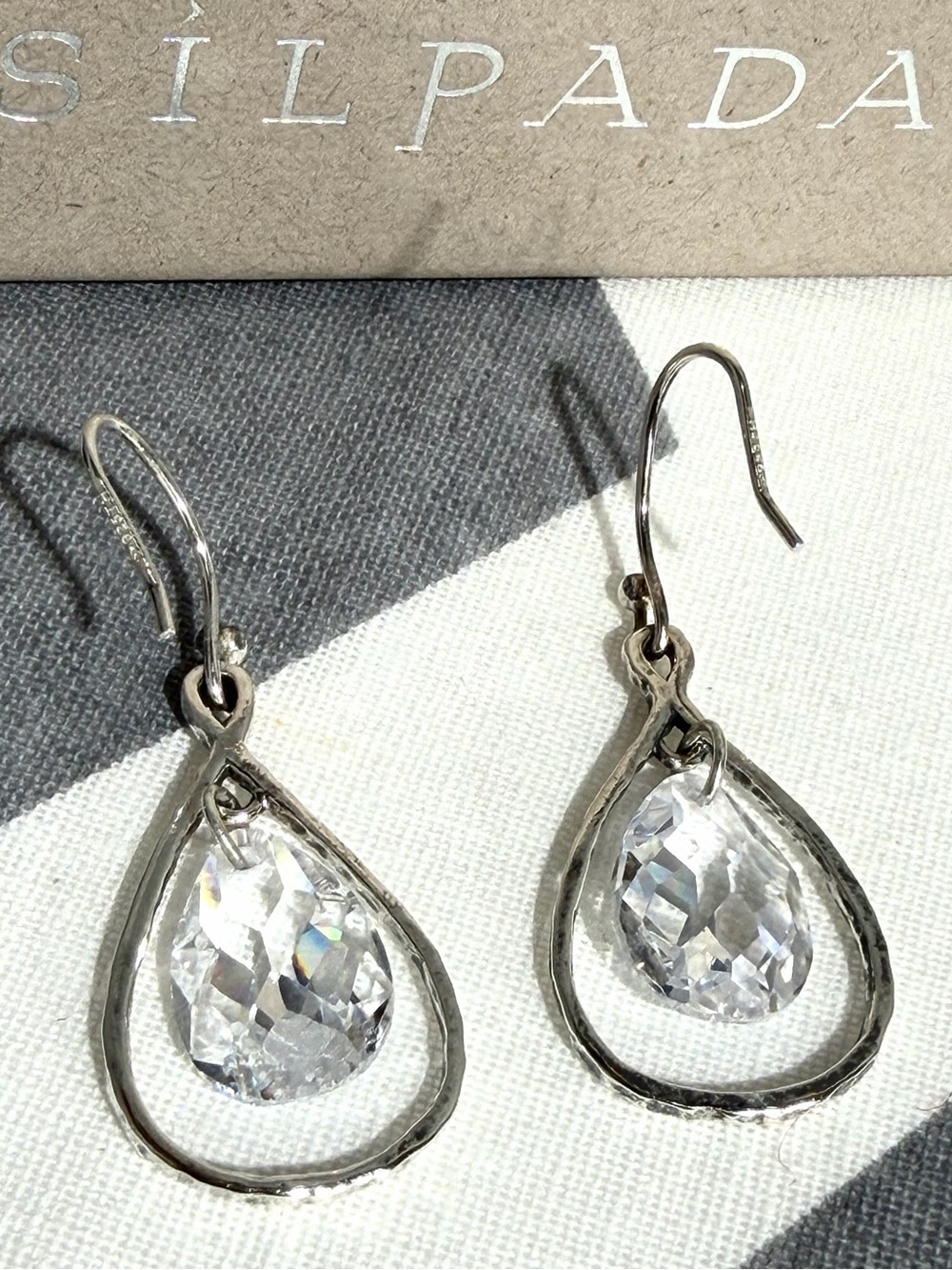 Silpada Sterling Silver ‘Harbor Lights’ Teardrop Earrings